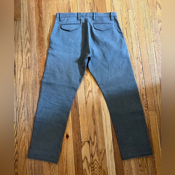 Rogue Territory Officer Trouser Gray Selvedge Denim 38 - Picture 2 of 4